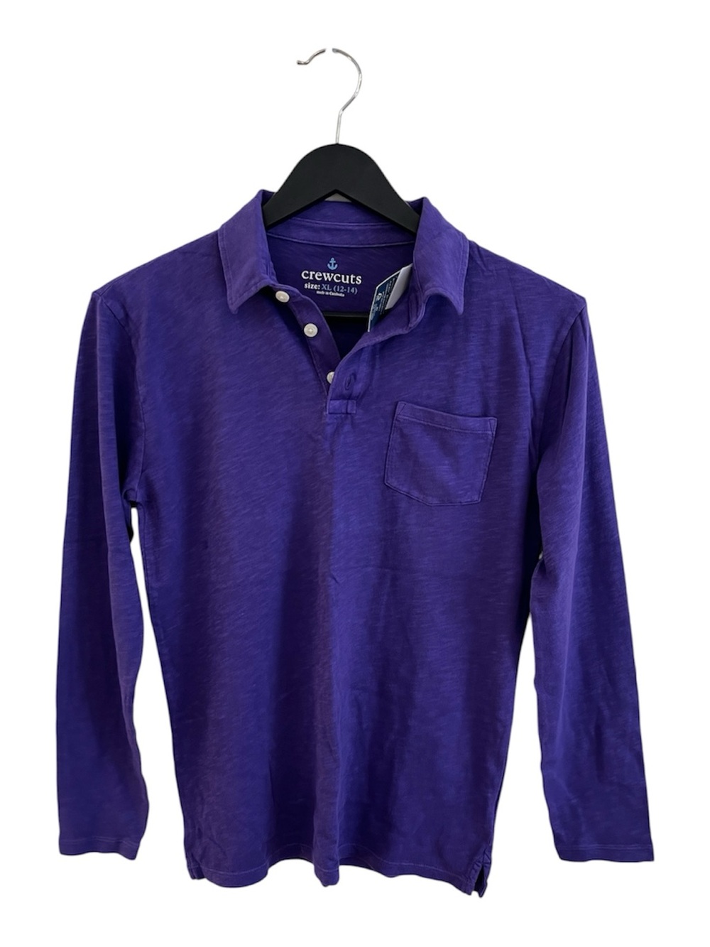 Crewcuts boys Long Sleeve Polo in Purple